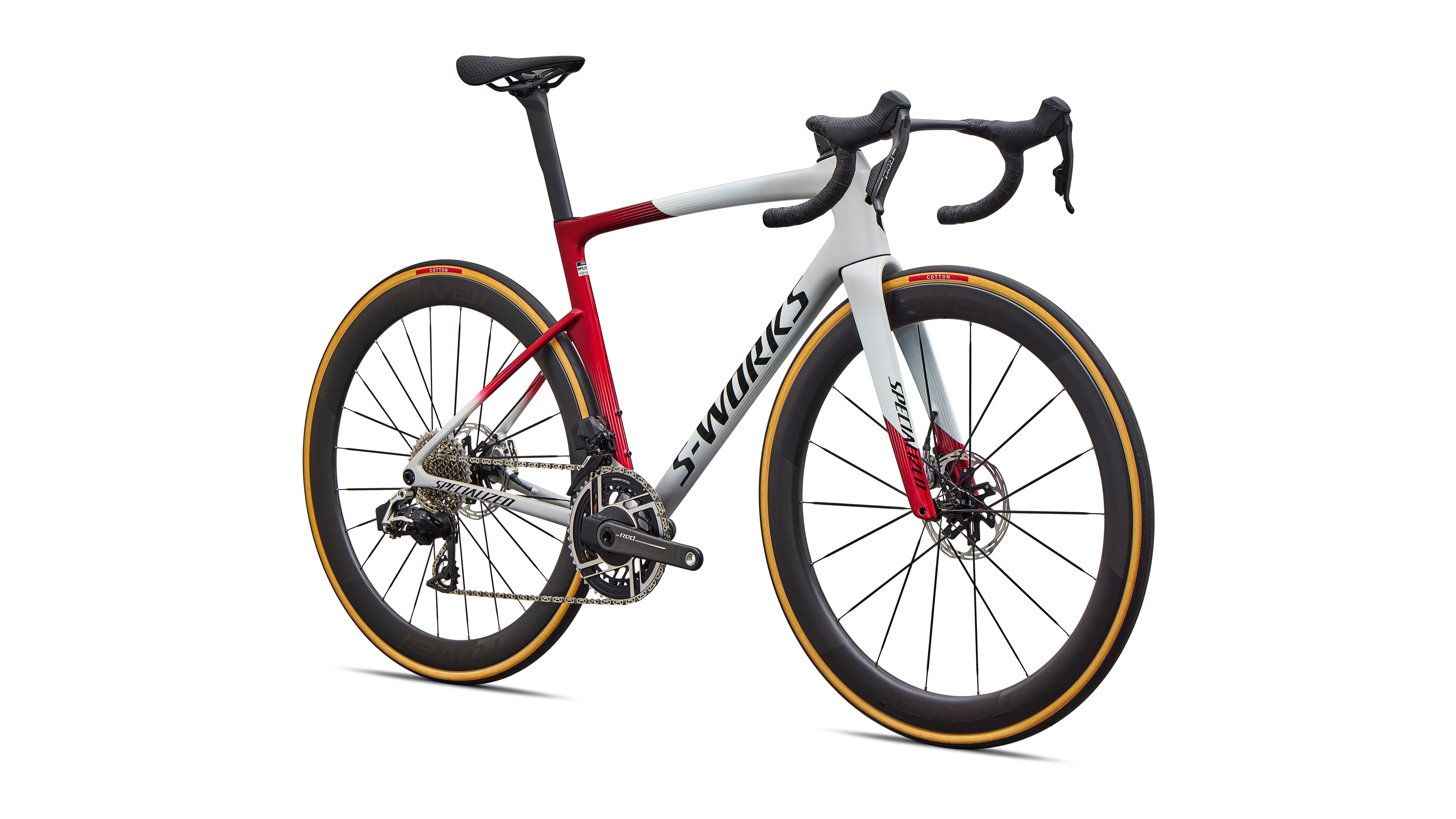 S-WORKS TARMAC SL9 - SRAM RED AXS DUNEWHT/VIVRED/METOBSD 54(54
