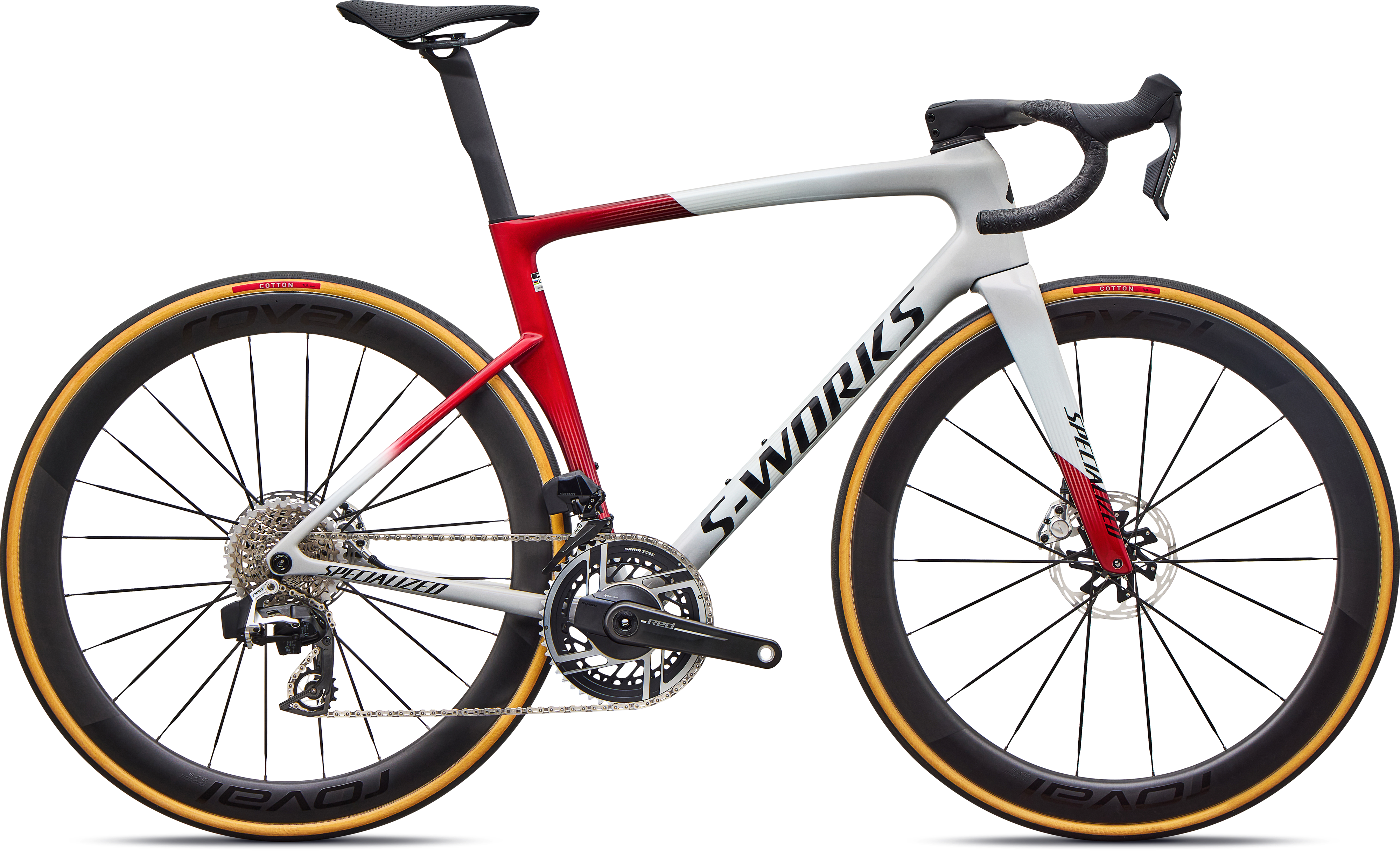 S-WORKS TARMAC SL9 - SRAM RED AXS DUNEWHT/VIVRED/METOBSD 58(58