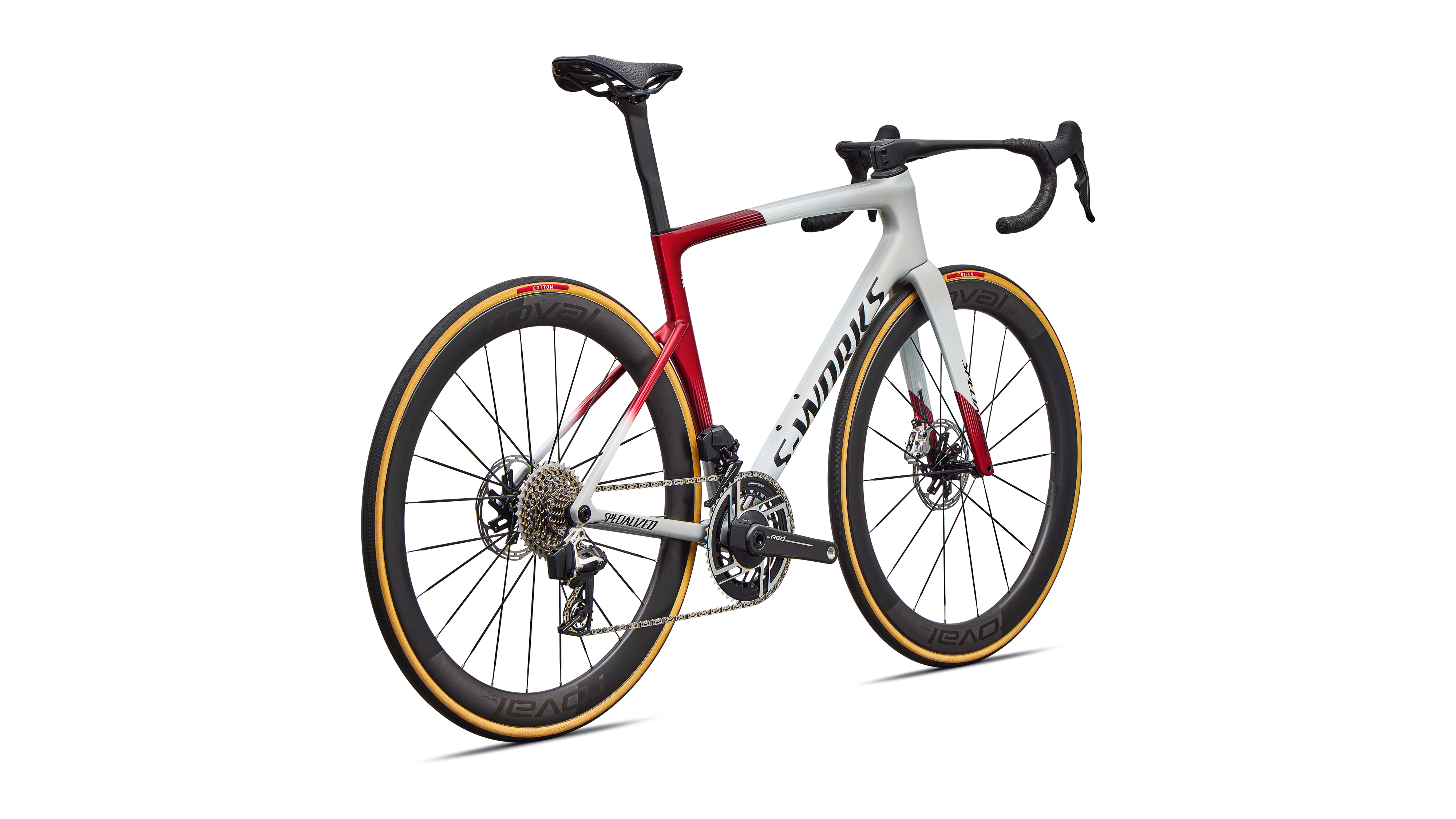 S-WORKS TARMAC SL9 - SRAM RED AXS DUNEWHT/VIVRED/METOBSD 49(49