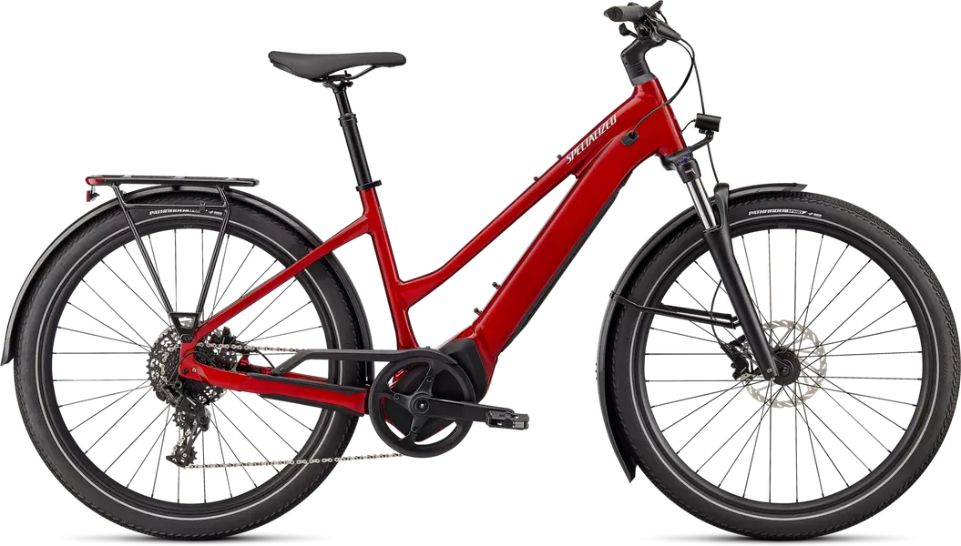 Turbo Vado 4.0 Step Through Red Tint Silver Reflective S Vado TheFlow.bike