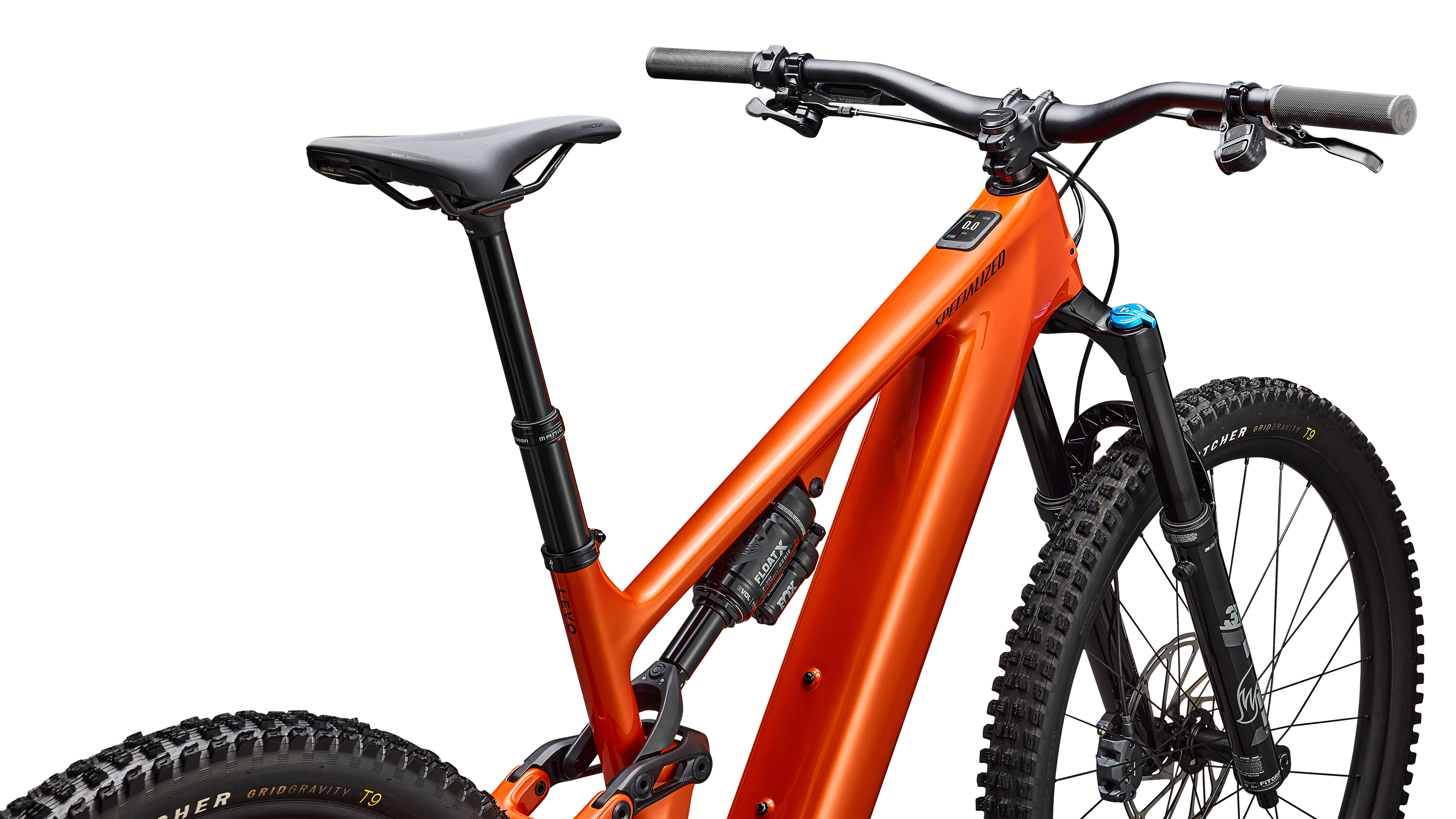 Specialized Turbo Levo 4 Comp S2 Gloss Orange Over Silver Dust/Navy