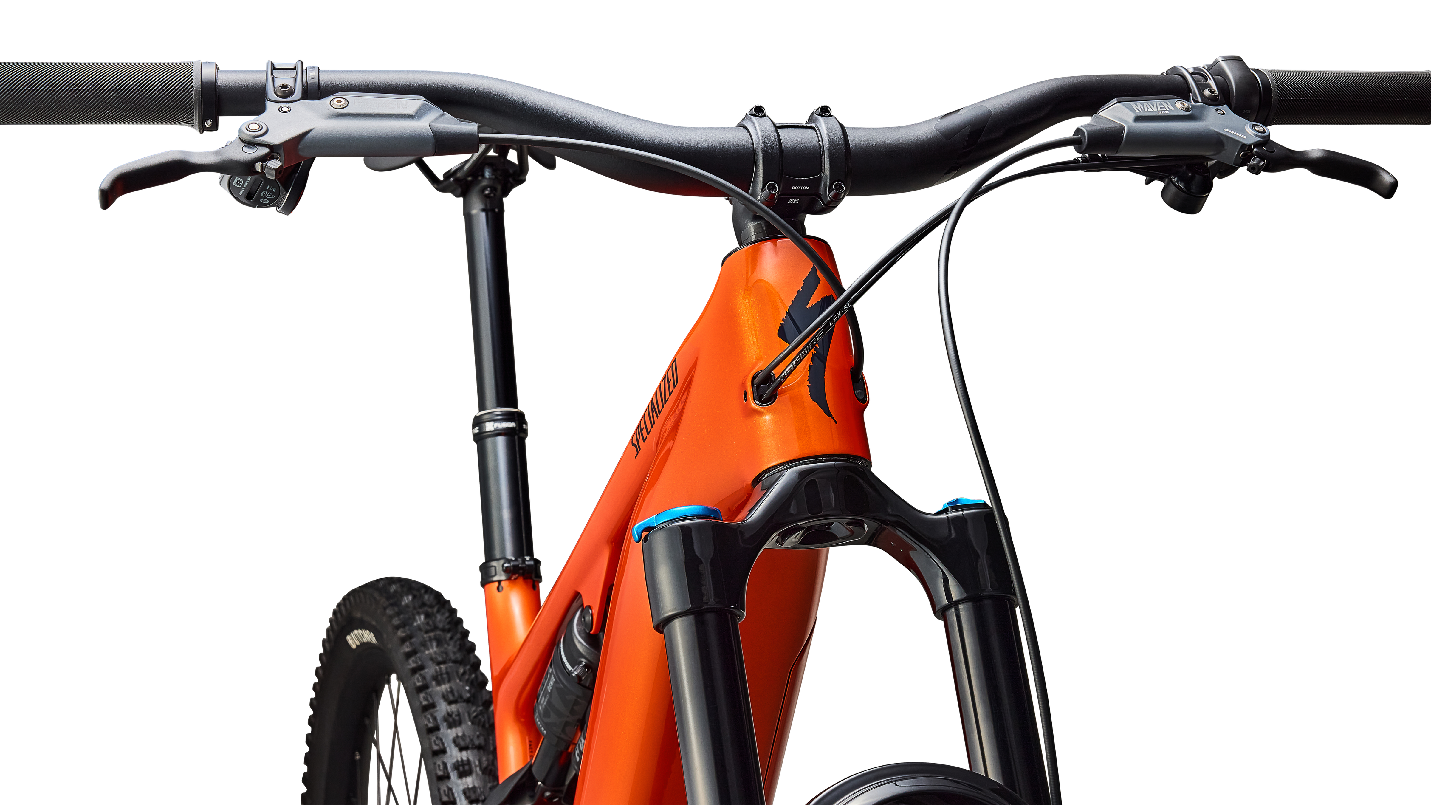 Specialized Turbo Levo 4 Comp S2 Gloss Orange Over Silver Dust/Navy 