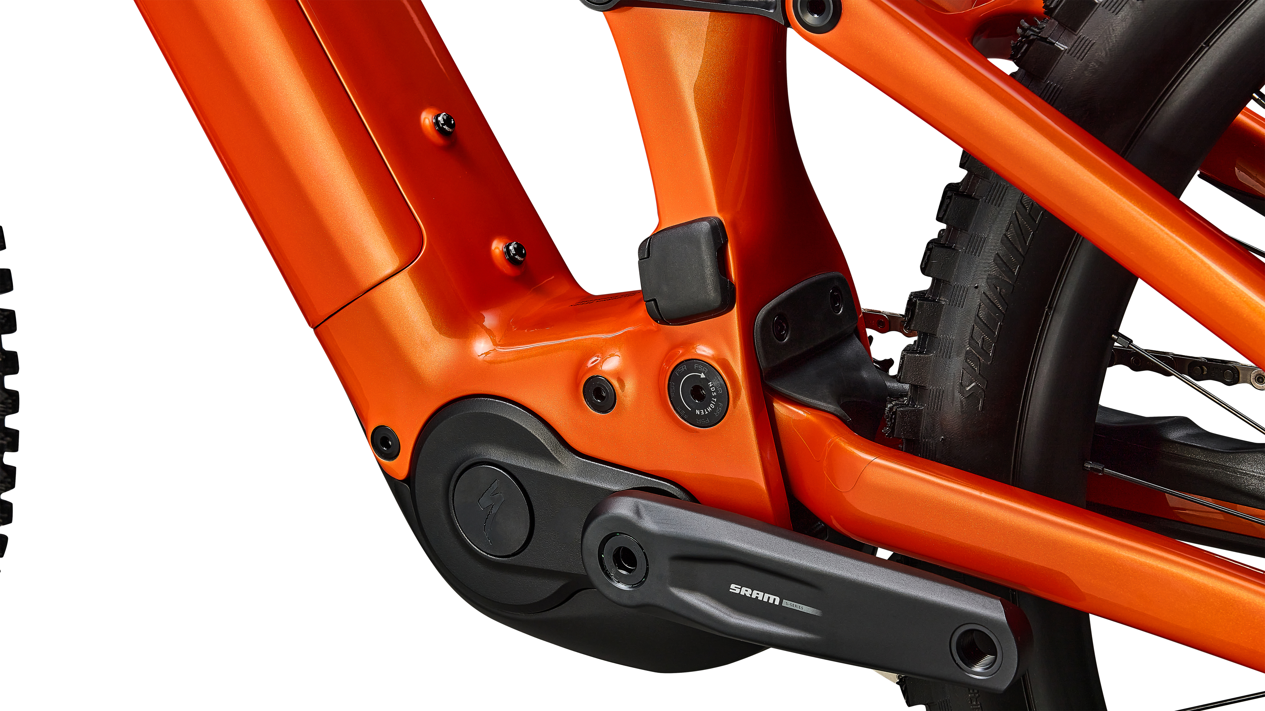 Specialized Turbo Levo 4 Comp S2 Gloss Orange Over Silver Dust/Navy 