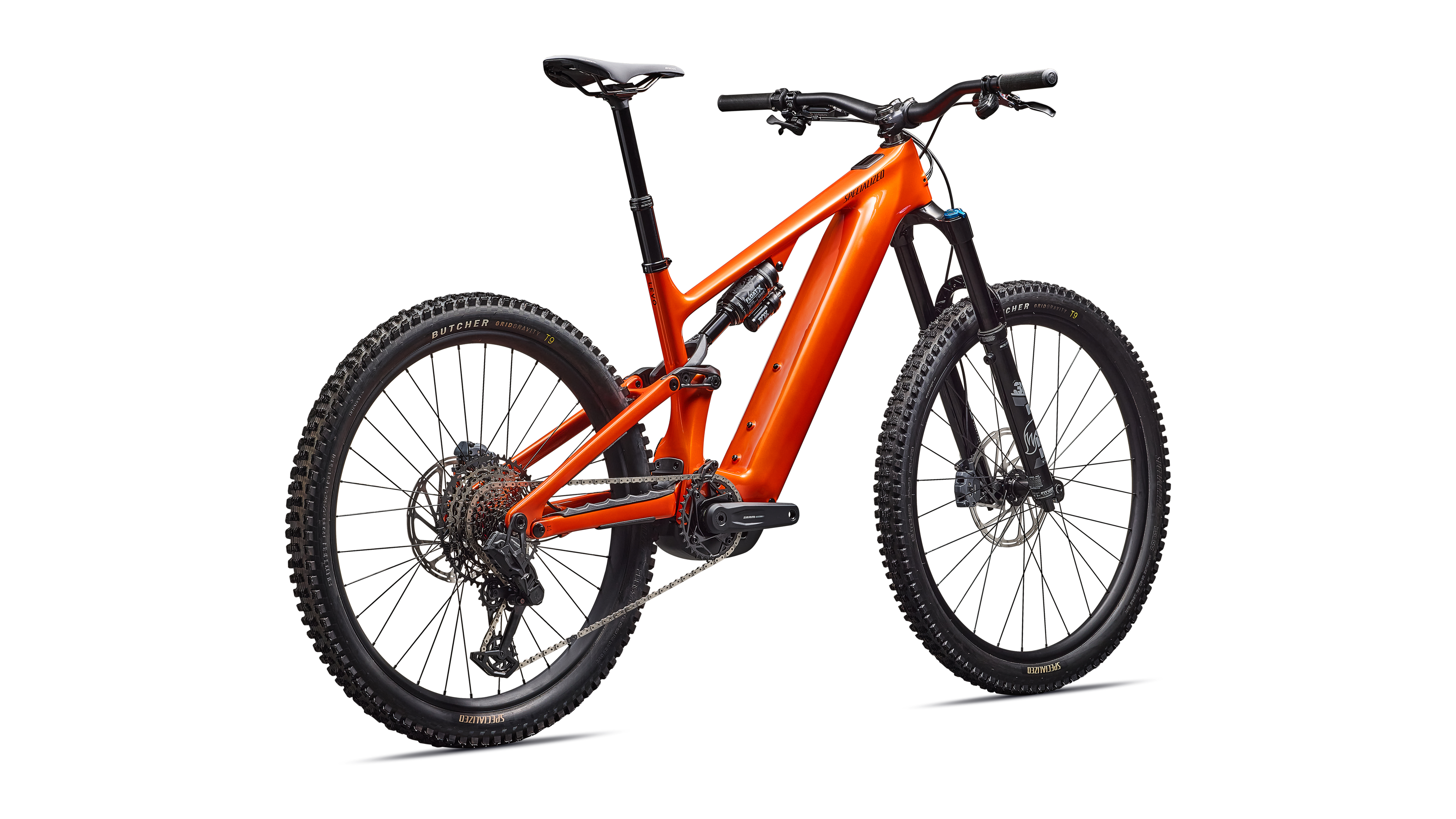 Specialized Turbo Levo 4 Comp S2 Gloss Orange Over Silver Dust/Navy 
