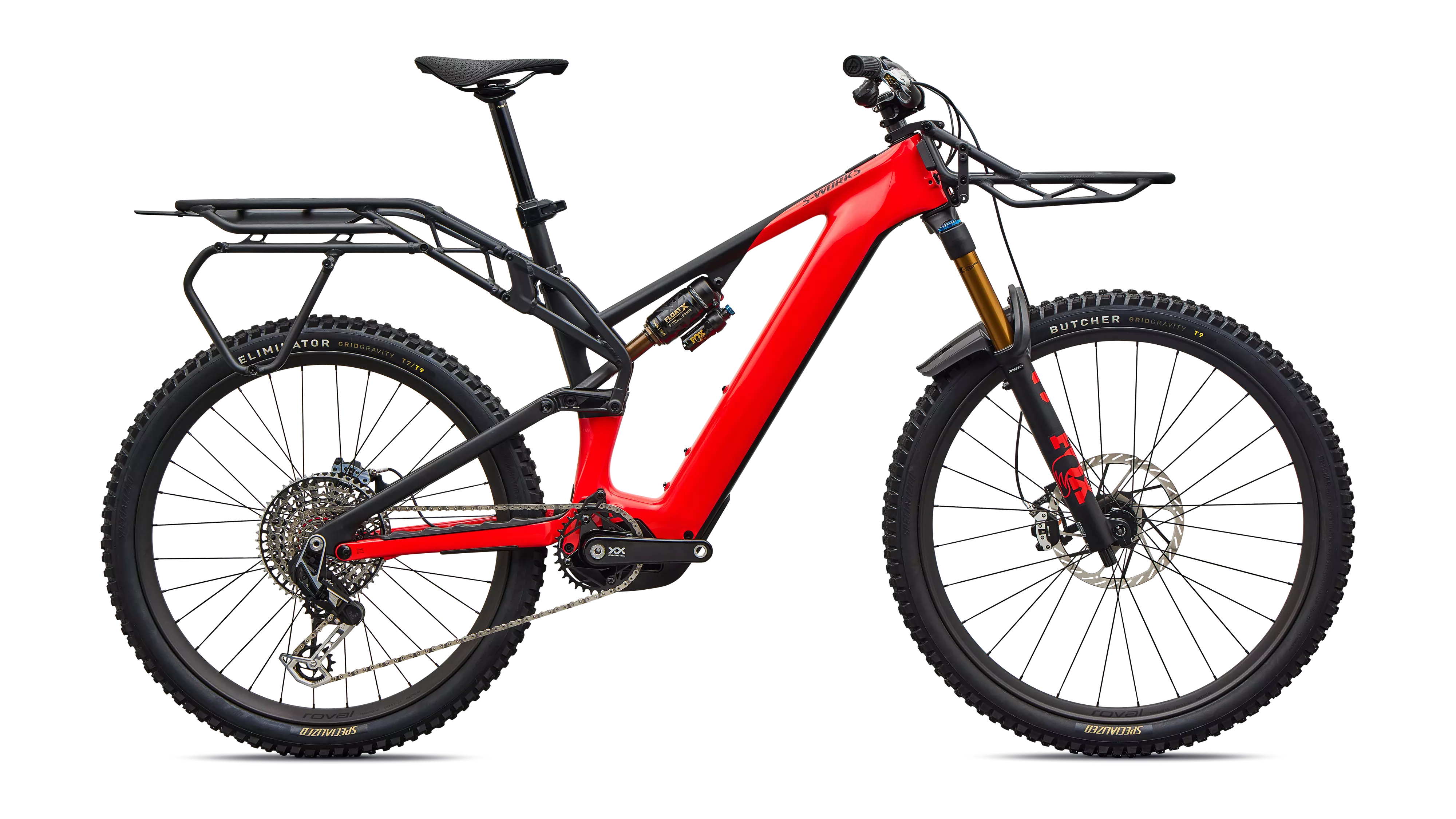 S-Works Levo 4 X Fiery Red - zostava na náročné jazdy a výpravy