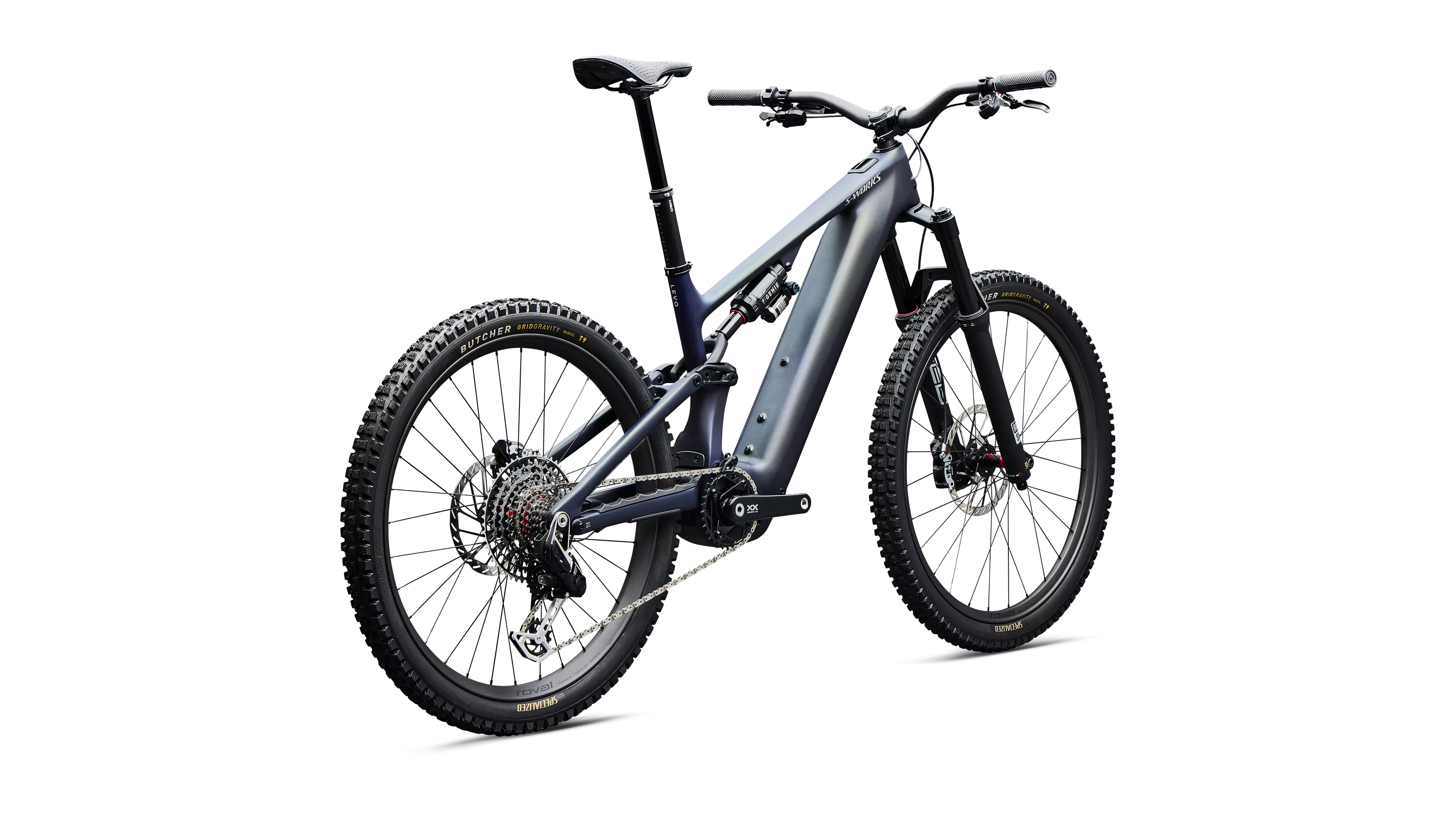 S-Works Turbo Levo 4 — traction and rear wheel