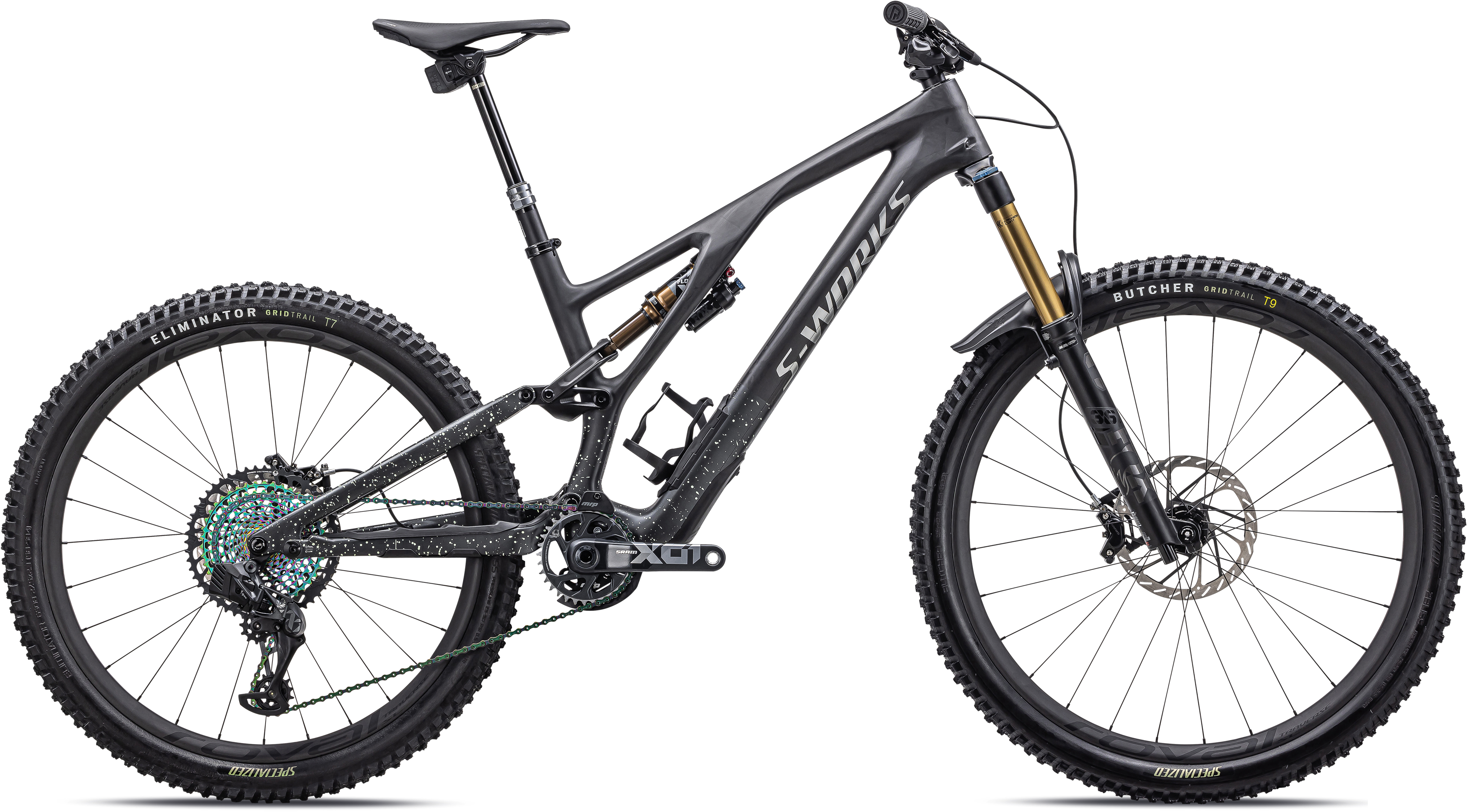 S-WORKS STUMPJUMPER EVO CARB/BLKLQDMET/LMSTN S3(S3  サテンカーボン/ブラッシュドブラックメタル/ライムストーン/ブラッシュドクローム): バイク｜スペシャライズドオンラインストア