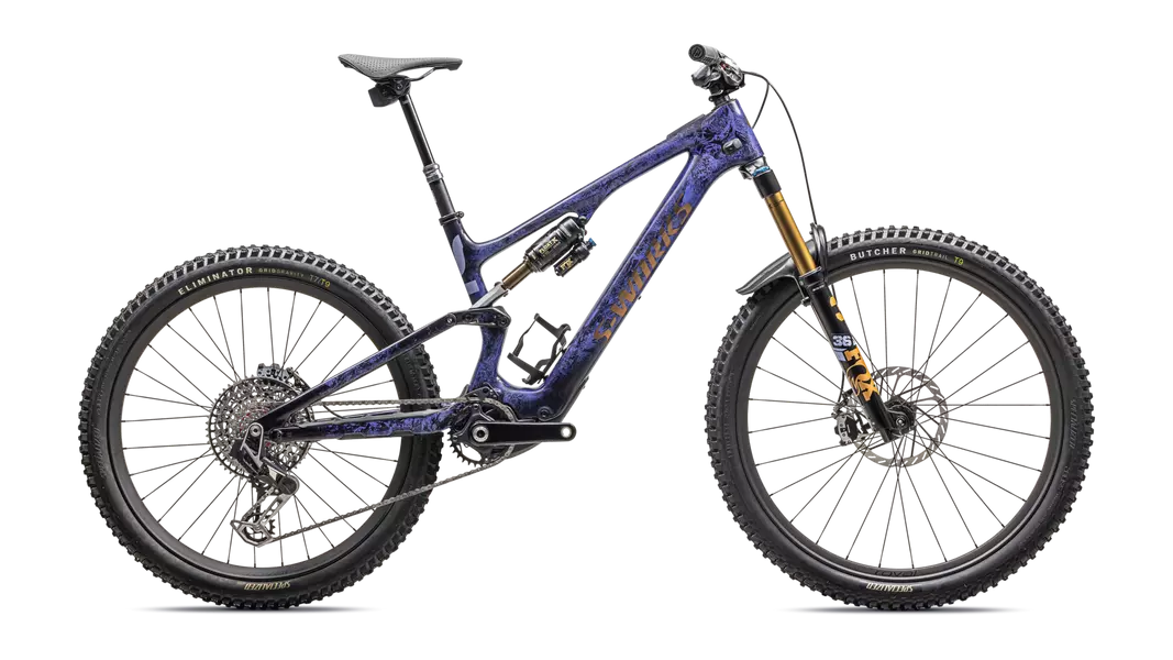 S-Works Turbo Levo SL Carbon S3 Powdered Indigo Tint Cool