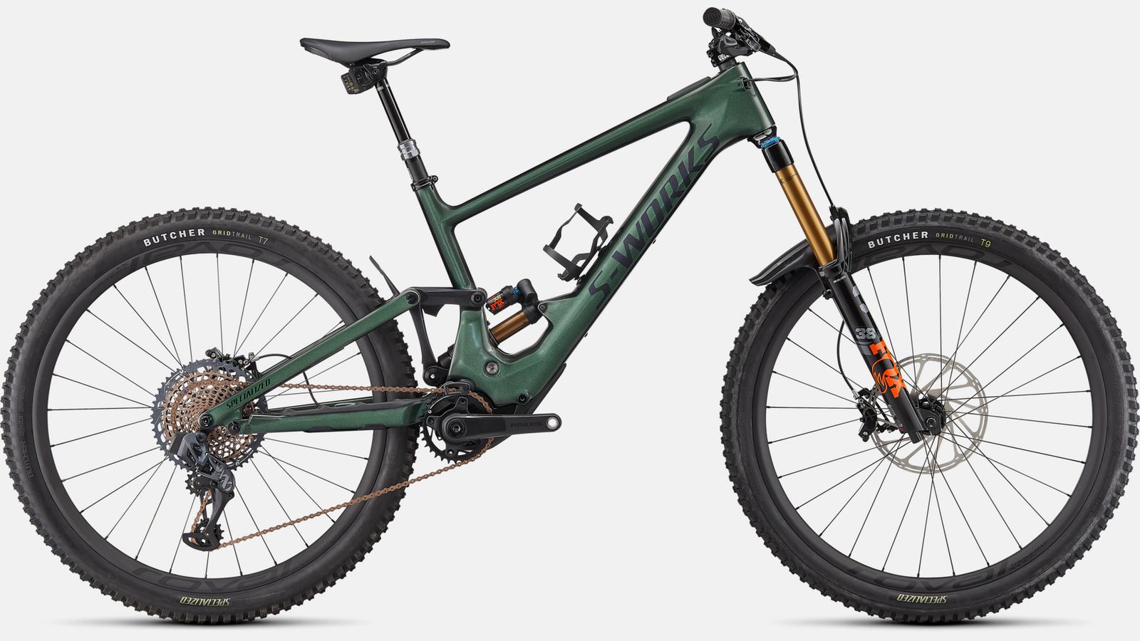 S-Works Turbo Kenevo SL | Gloss Oak Green Metallic / Satin Black