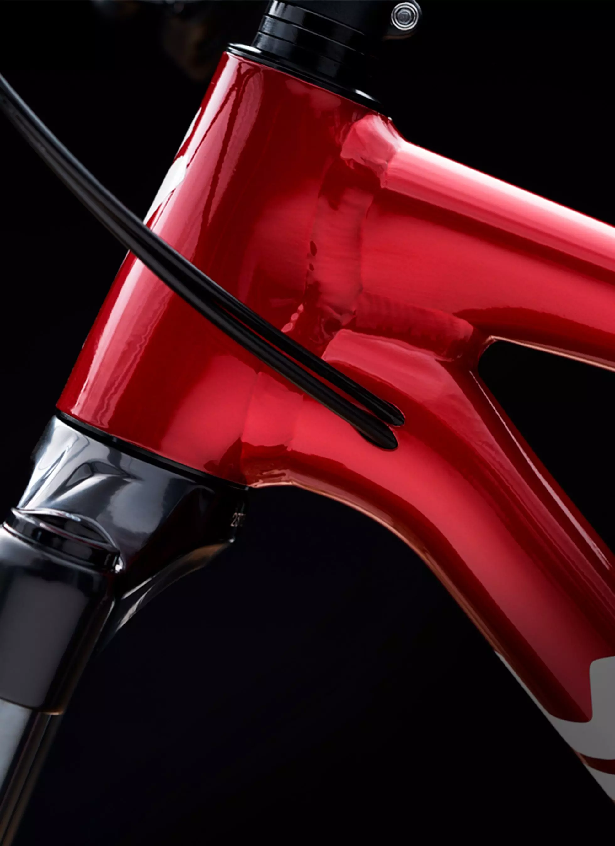 Detalhe do quadro da bicicleta Specialized Chisel