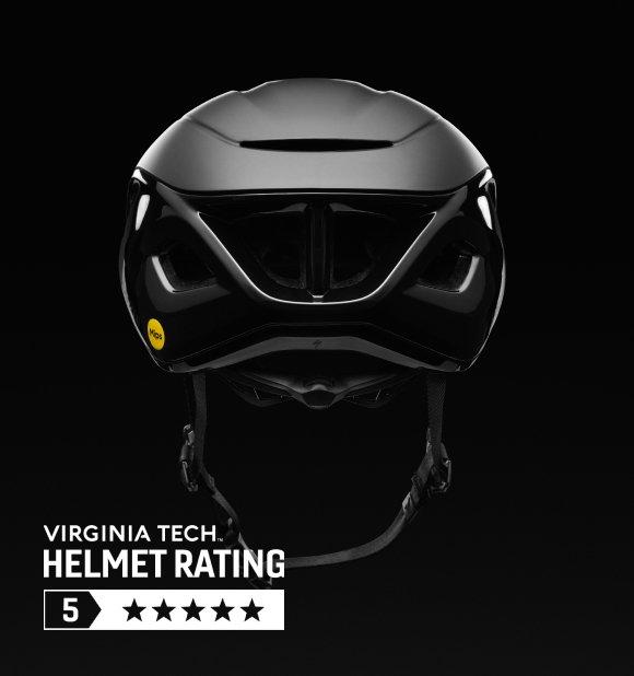 5 Sterne beim Virginia Tech® Helmet Rating™