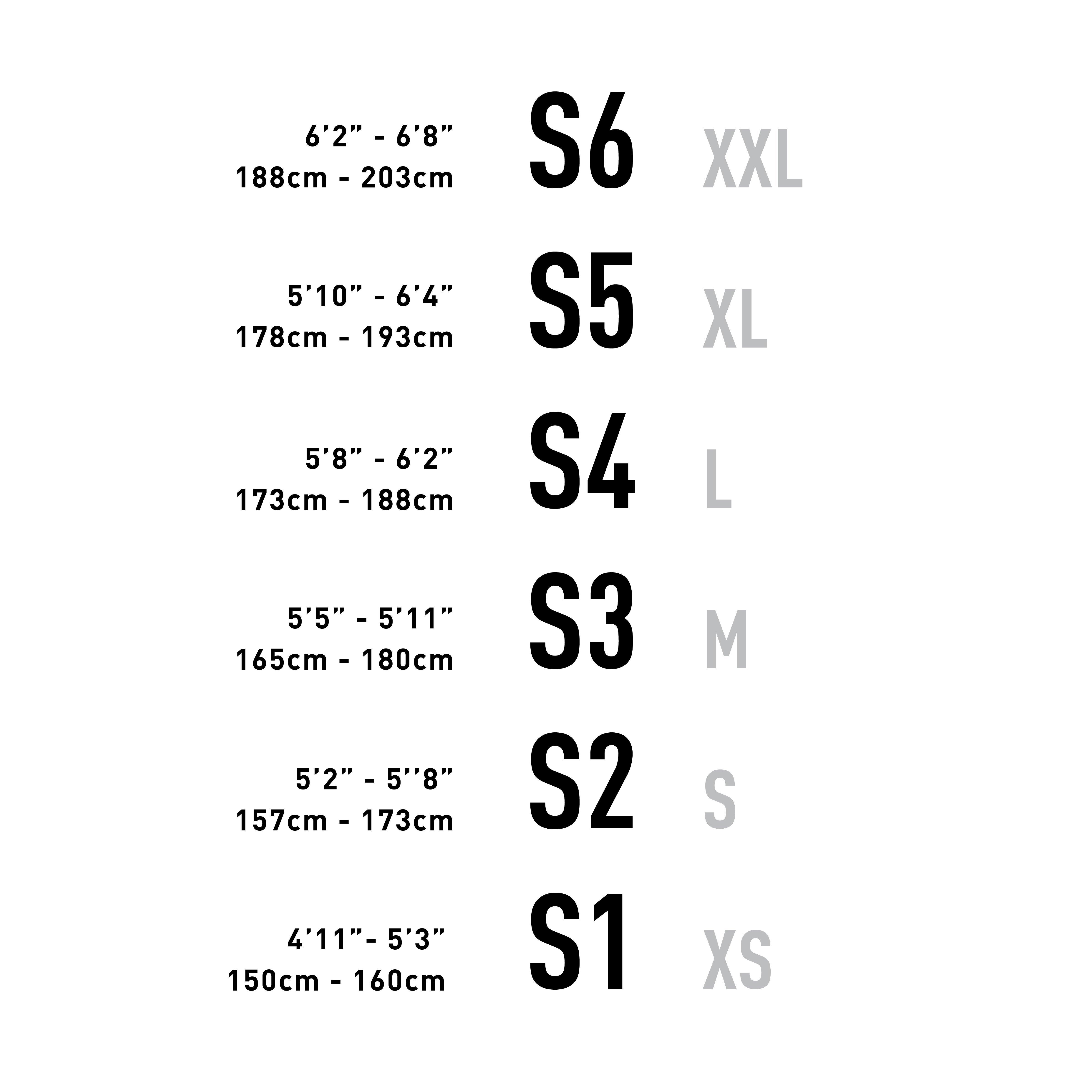 Kenevo SL Sizing Chart